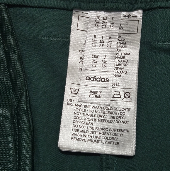 Adidas Men's Green Golf Shorts Go-To 5-Pocket Shorts Size 36 - Picture 8 of 9